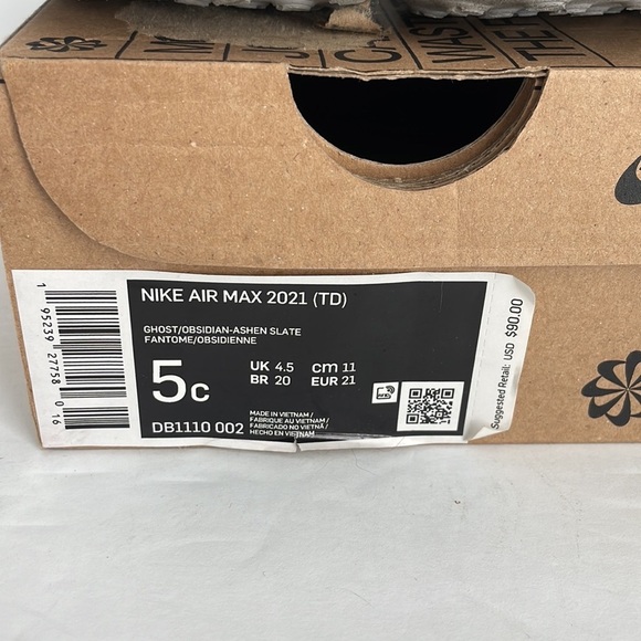 Nike Air Max 2021 Toddler Athletic Sneakers 5 - Picture 7 of 8